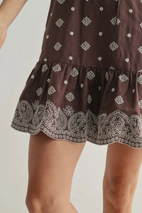 Wide Ruffle Dress