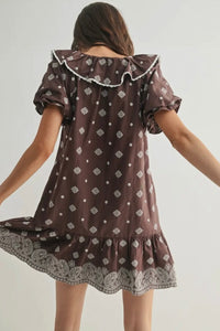 Wide Ruffle Dress
