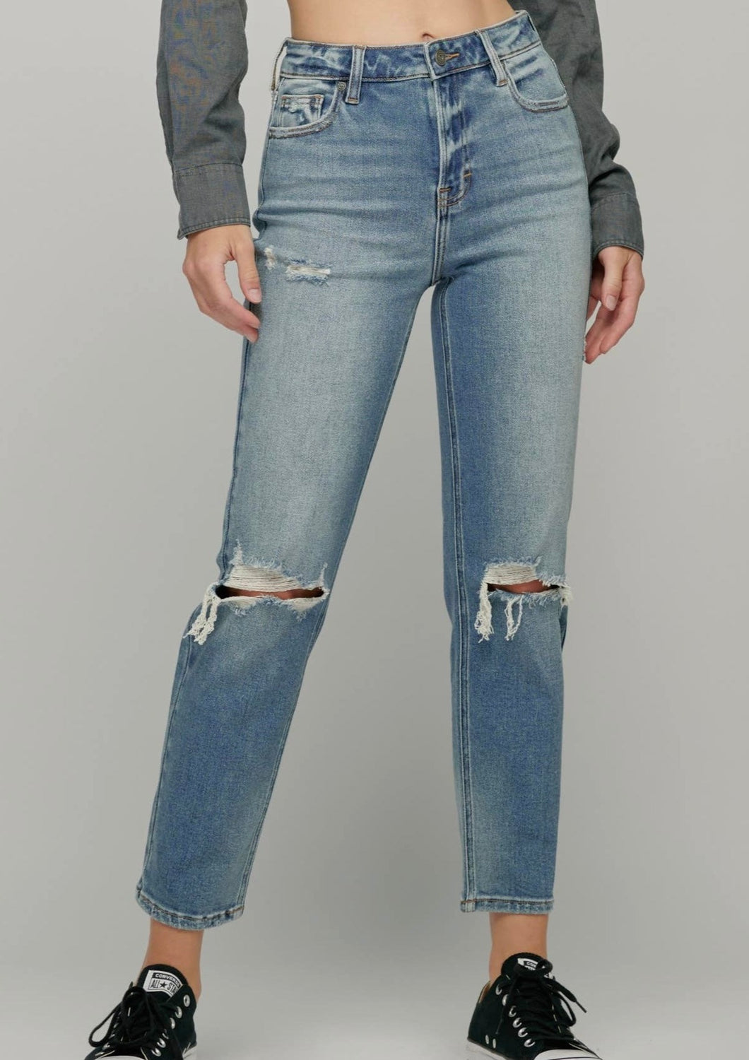 Classic Mom Jean With Stretch