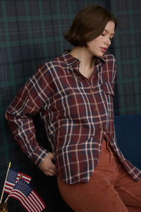 Autumn Plaid Button Down