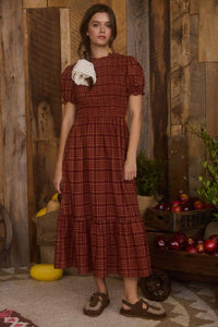 Autumn Plaid Dress