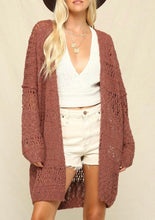 Load image into Gallery viewer, Open Front Light Knit Cardi