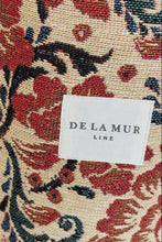 Load image into Gallery viewer, Floral patterned fabric with a &#39;De La Mur&#39; label