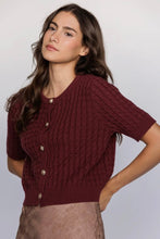 Load image into Gallery viewer, Gold Button Cardigan