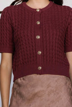 Load image into Gallery viewer, Gold Button Cardigan