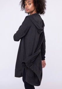 Hooded Open Front Cardi