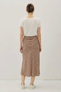 Simple Ditsy Midi Skirt