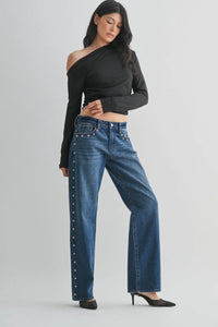 Studded Baggy Jeans