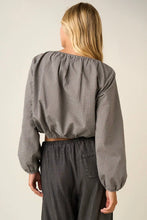 Load image into Gallery viewer, Checkered Ruffle Trim Top