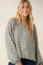 Load image into Gallery viewer, Gingham Swing Top