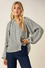 Load image into Gallery viewer, Gingham Swing Top