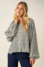 Load image into Gallery viewer, Gingham Swing Top