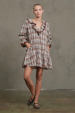 Load image into Gallery viewer, Plaid Ruffle Dress