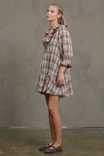 Load image into Gallery viewer, Plaid Ruffle Dress