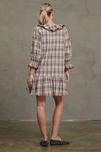 Load image into Gallery viewer, Plaid Ruffle Dress