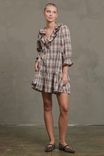 Load image into Gallery viewer, Plaid Ruffle Dress
