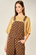 Load image into Gallery viewer, Fall Polka Dot Overalls
