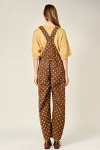 Load image into Gallery viewer, Fall Polka Dot Overalls