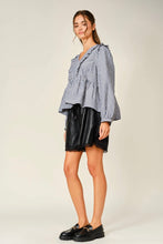 Load image into Gallery viewer, Striped Ruffle Top