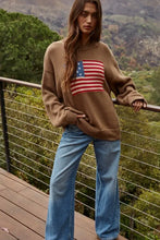 Load image into Gallery viewer, American Flag Sweater