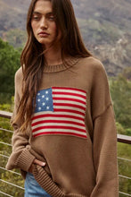 Load image into Gallery viewer, American Flag Sweater