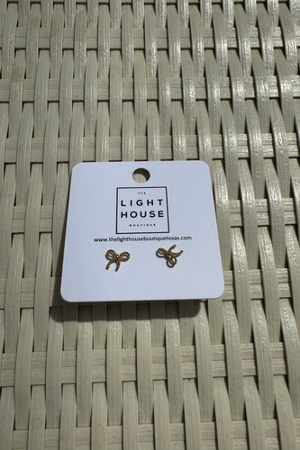 Tiny Bow Earrings