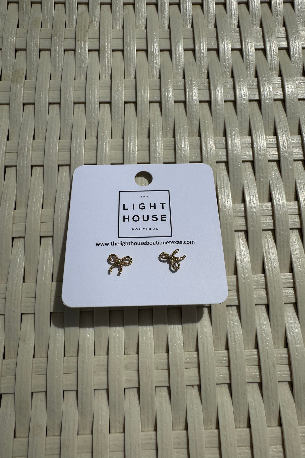 Tiny Bow Earrings