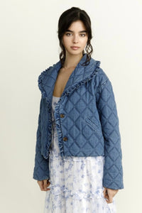 Quilted Denim Jacket