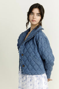 Quilted Denim Jacket