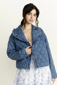 Quilted Denim Jacket