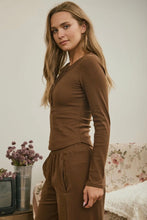 Load image into Gallery viewer, Ribbed Henley