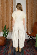 Load image into Gallery viewer, Contrast Stitch Barrel Overalls