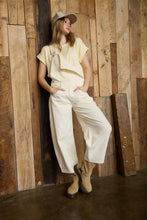Load image into Gallery viewer, Contrast Stitch Barrel Overalls