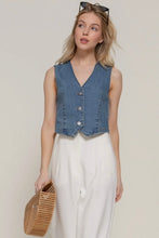 Load image into Gallery viewer, Denim Vest