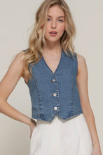 Load image into Gallery viewer, Denim Vest