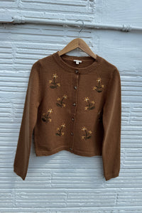 Flower Applique Cardigan