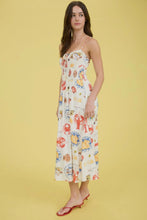 Load image into Gallery viewer, Seaside Print Midi Dress