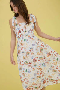 Tea Time Print Dress