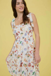 Tea Time Print Dress