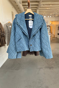 Quilted Denim Jacket