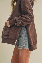 Load image into Gallery viewer, Person wearing a brown jacket and denim shorts on a plain background