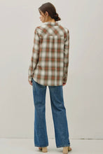 Load image into Gallery viewer, Person wearing a plaid shirt and jeans on a plain background