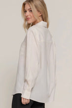 Load image into Gallery viewer, Woman wearing a white shirt against a plain background