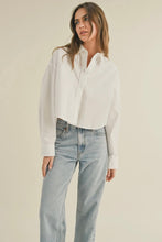 Load image into Gallery viewer, Cropped Button Down