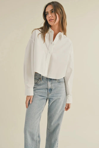 Cropped Button Down