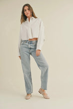 Load image into Gallery viewer, Cropped Button Down