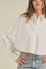 Load image into Gallery viewer, Cropped Button Down