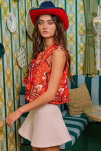 Load image into Gallery viewer, Handkerchief Front Tie Vest