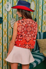 Load image into Gallery viewer, Handkerchief Front Tie Vest
