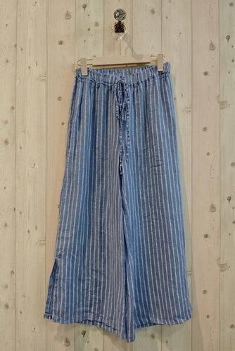 Linen Striped Trouser